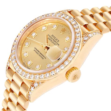 ladies gold rolex for sale|rolex datejust 26mm ladies price.